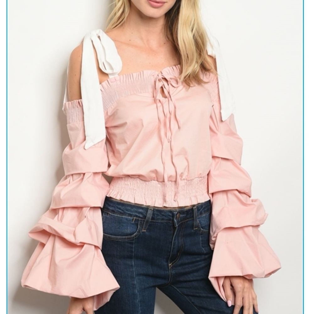 Ruffle Sleeve Top